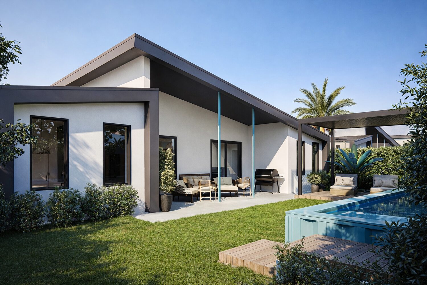 17. VALENTINE Backyard Facade