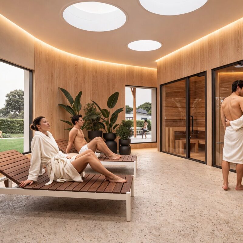 10. Wellness Center Sauna